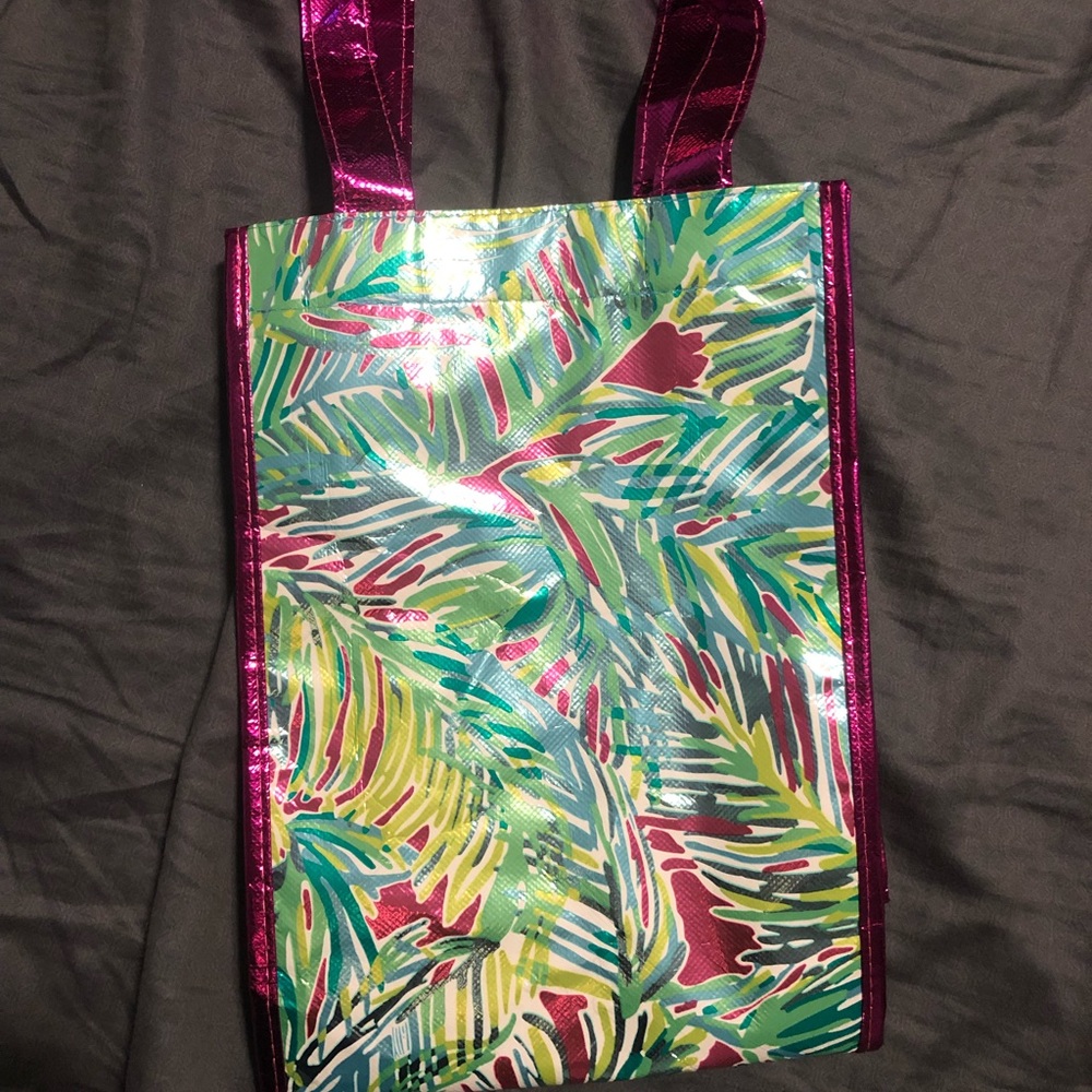 Lilly Pulitzer Small Reusable Metallic Tote